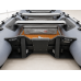 MAC420 Armor TPU trimaran inflatable boat Full Bottom Armor TPU protection Heavy Duty Adventure Transom Premium EVA comfort floor Integrated trim tabs Adventure utility platform Fishing inflatable boat Canada Premium aluminum floor inflatable boat Trimara